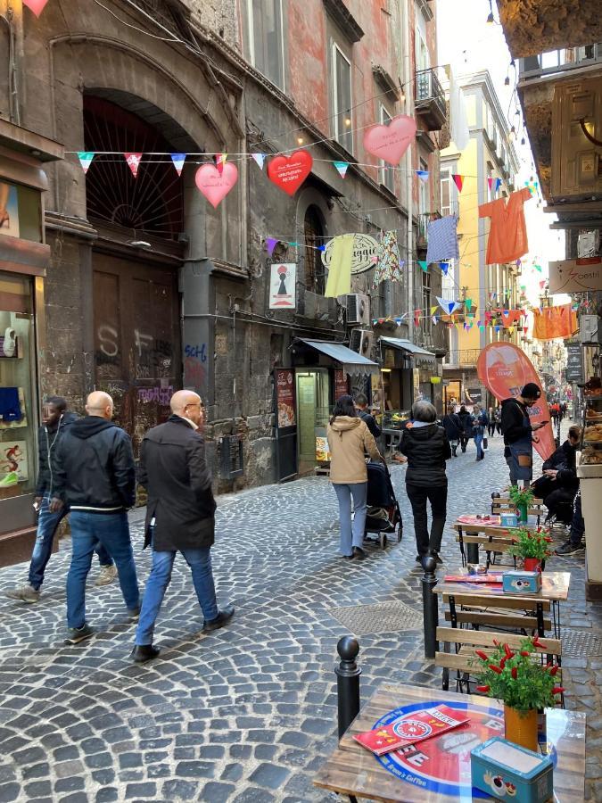 La Casa Blu Nel Cuore Storico Di Napoli エクステリア 写真