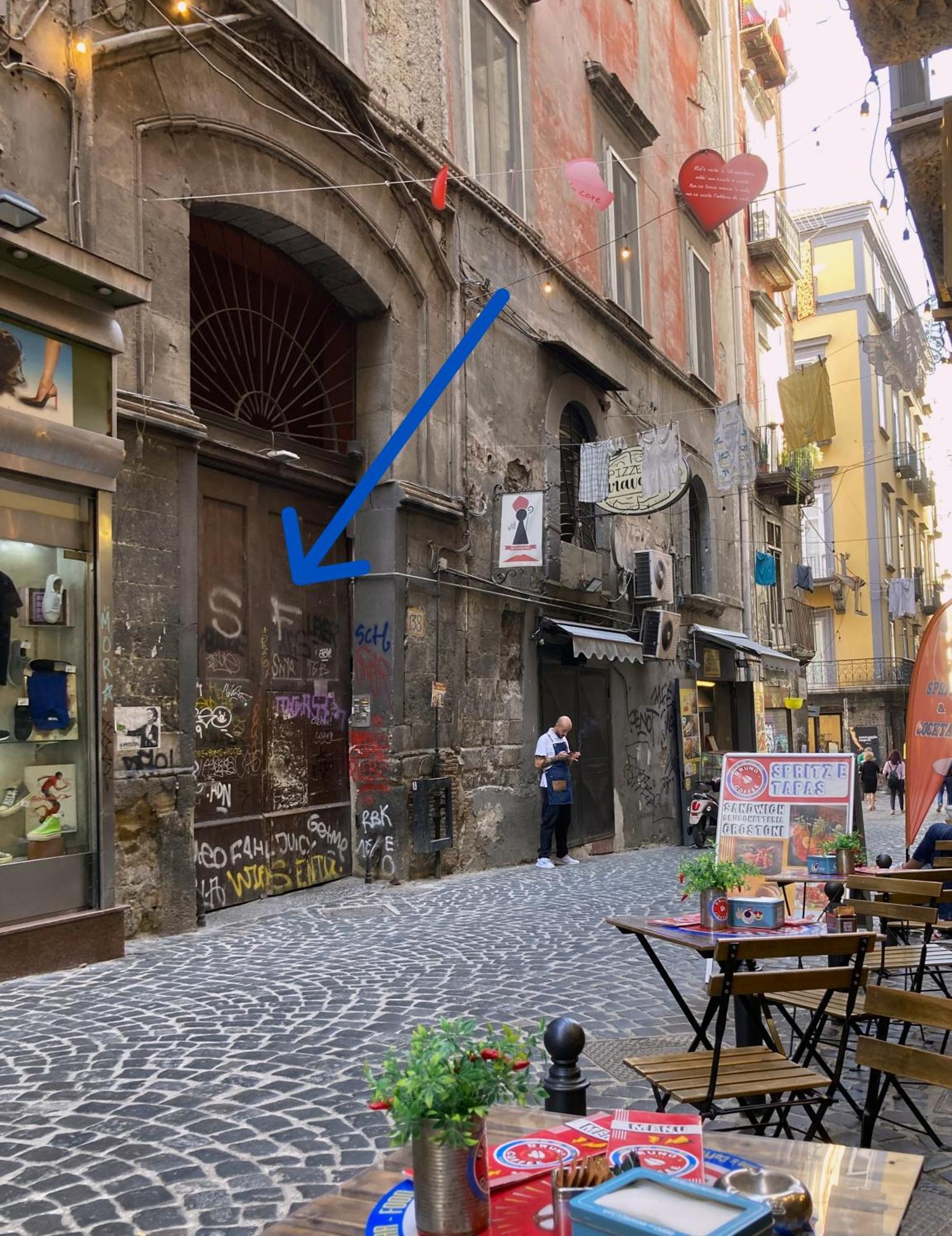 La Casa Blu Nel Cuore Storico Di Napoli エクステリア 写真